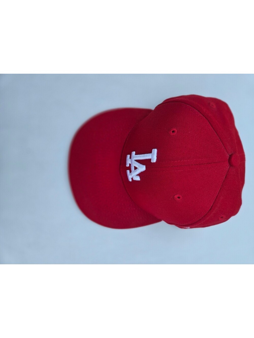 New Era Men's Los Angeles Dodgers Red 59FIFTY Fitted Baseball Cap Size 7 1/4
